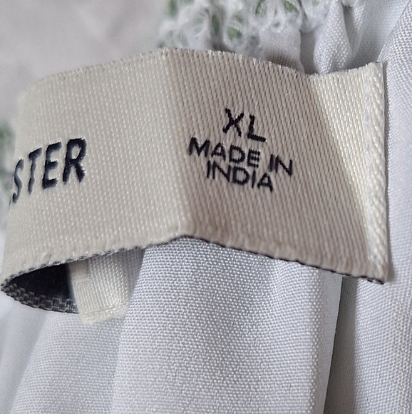 HOLLISTER Green Flutter Sleeve Double Tie Skort Dress - Picture 9 of 11